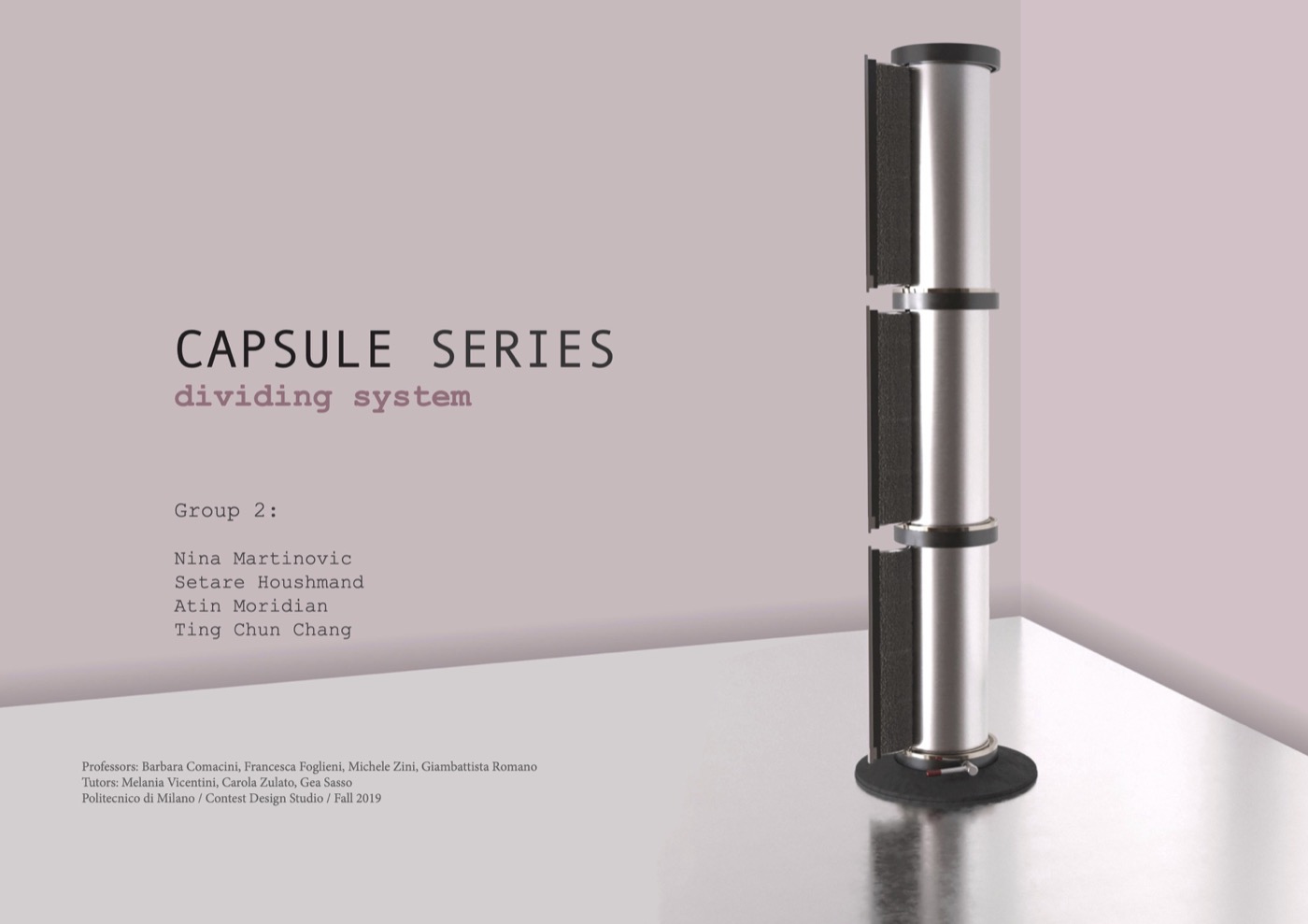 Capsule Series booklet, title page