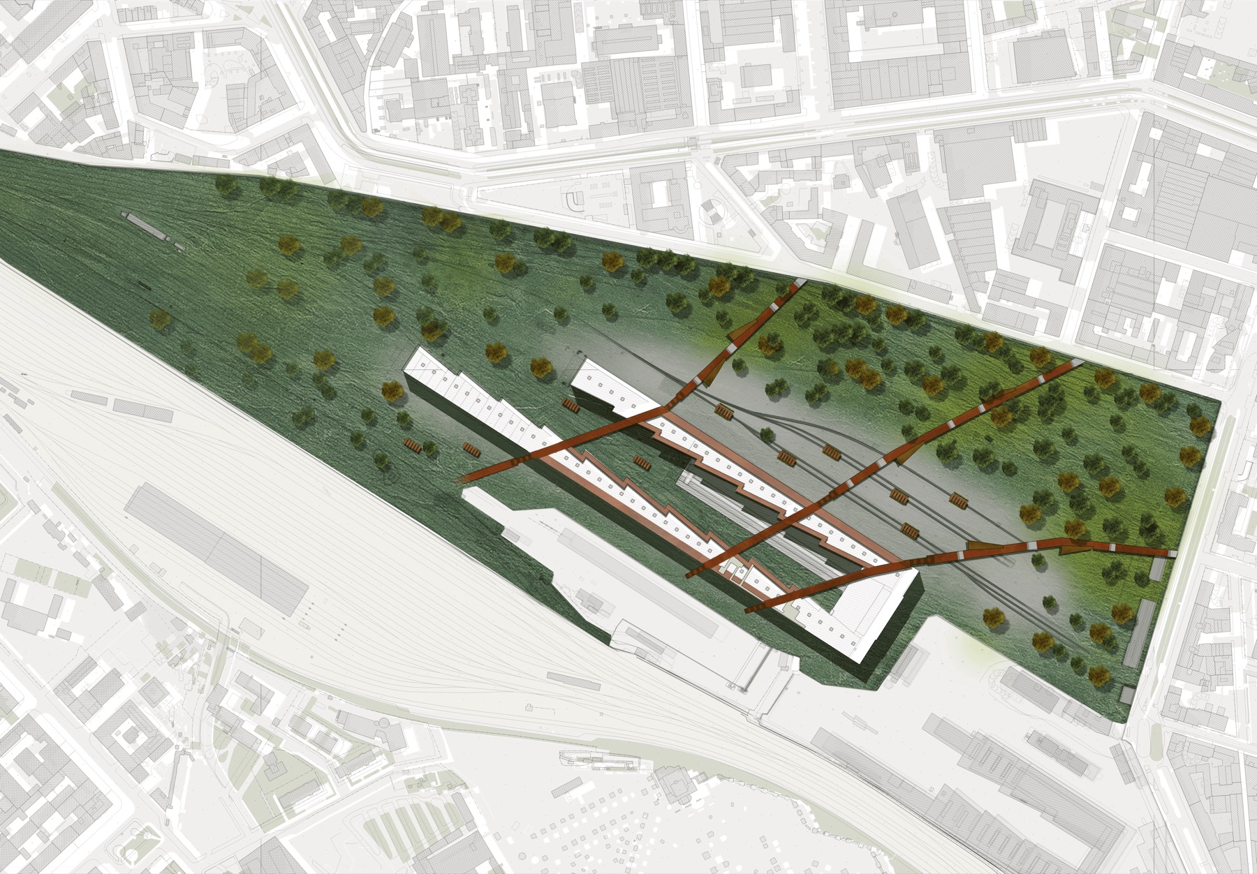 Scalo Farini aerial site plan
