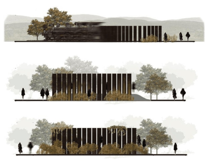 Scalo Farini elevation renderings
