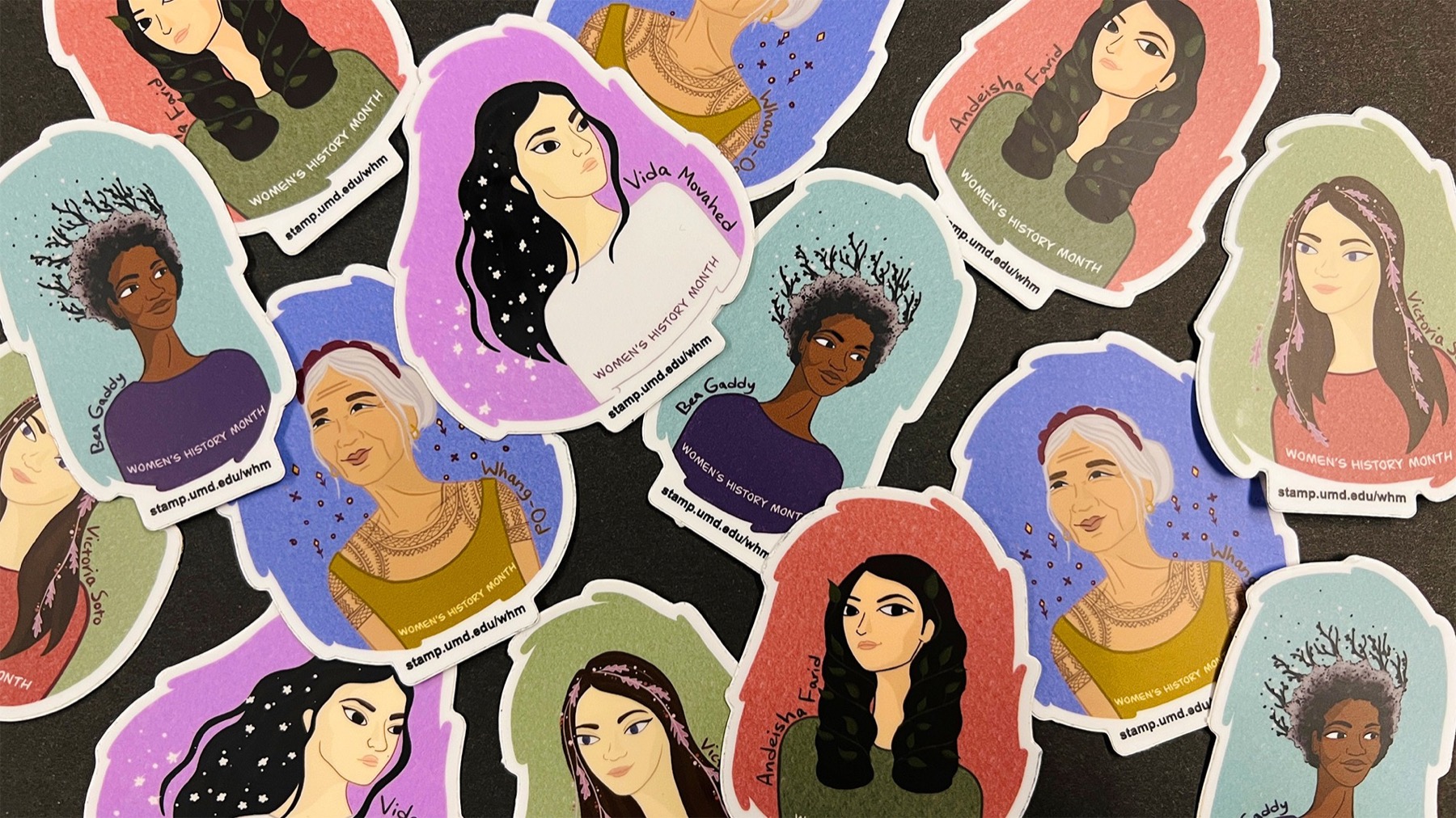 Women's History Month stickers